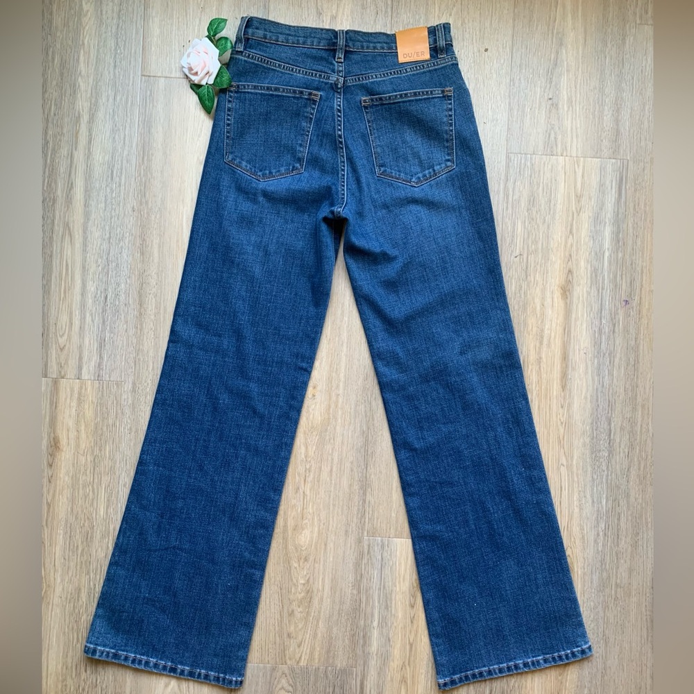 NWOT DU/ER Midweight Performance Denim Wide Leg Jean - Picture 10 of 15